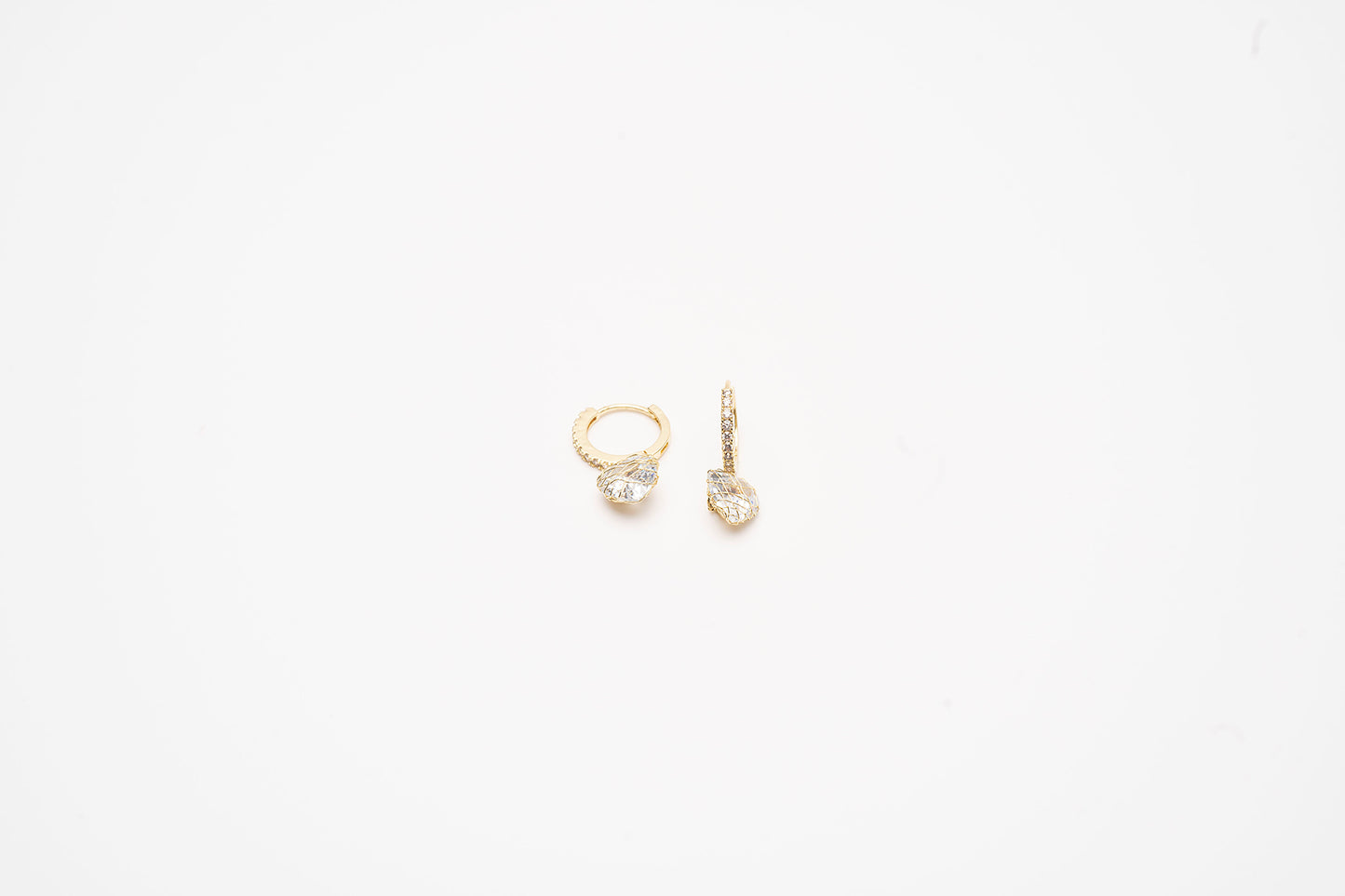 Crystal Heart Earrings