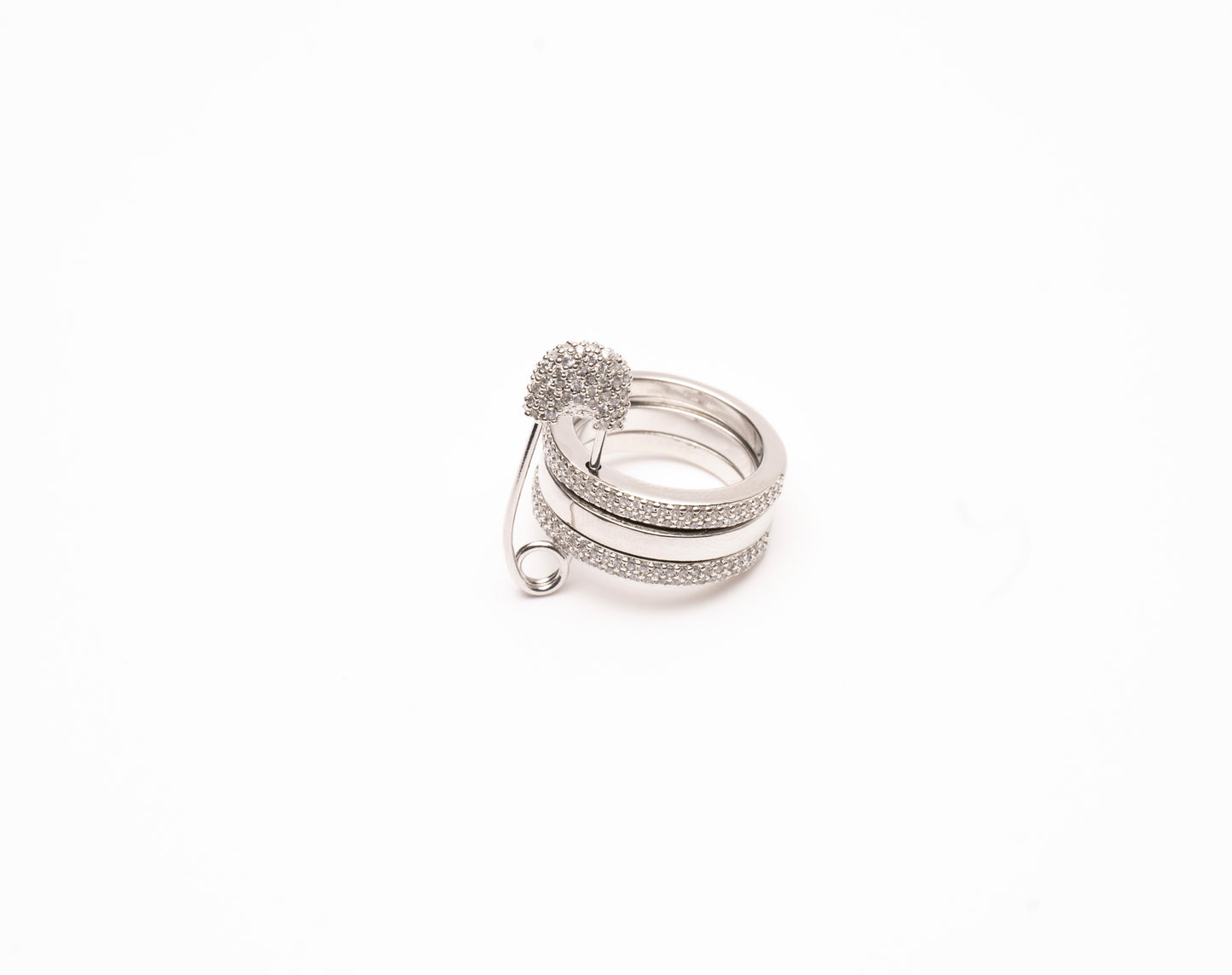 Silver Ombre Ring